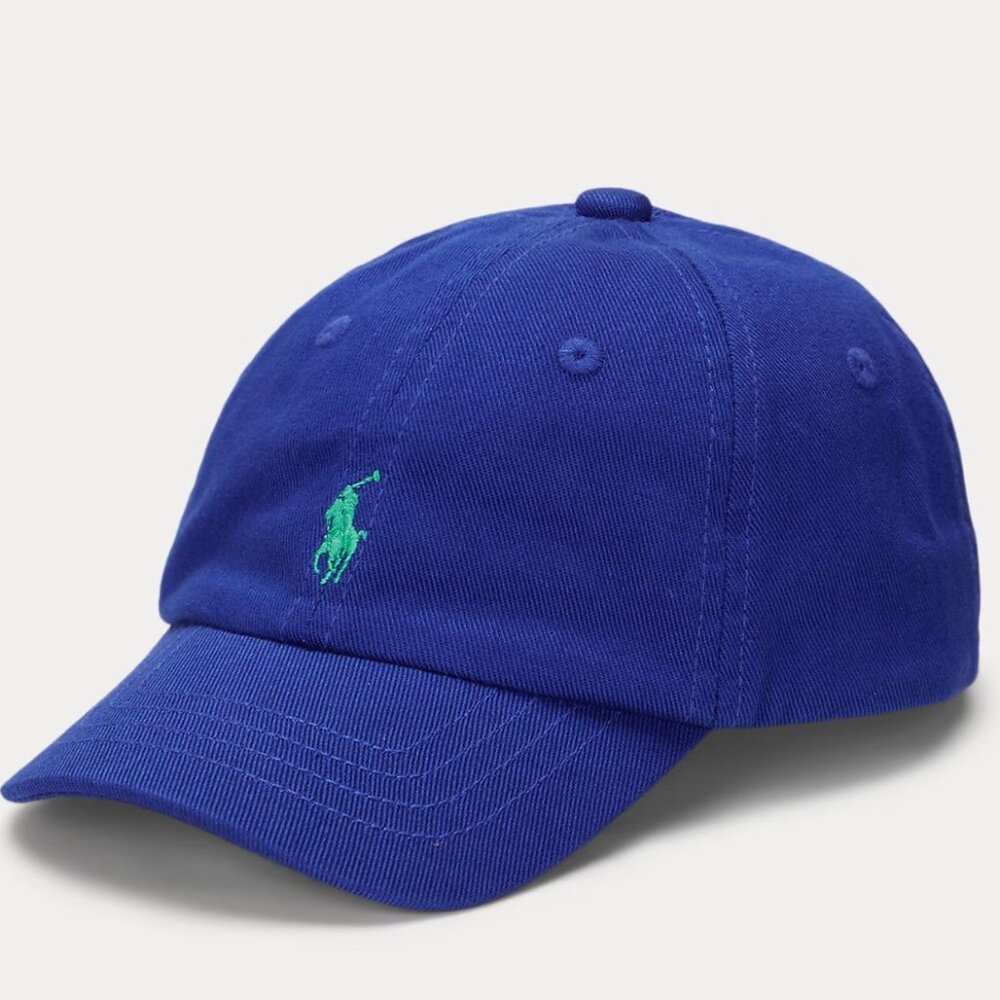 NWT Ralph Lauren The Iconic Cotton Chino Ball Cap for Baby & Toddler 12-24 Month
